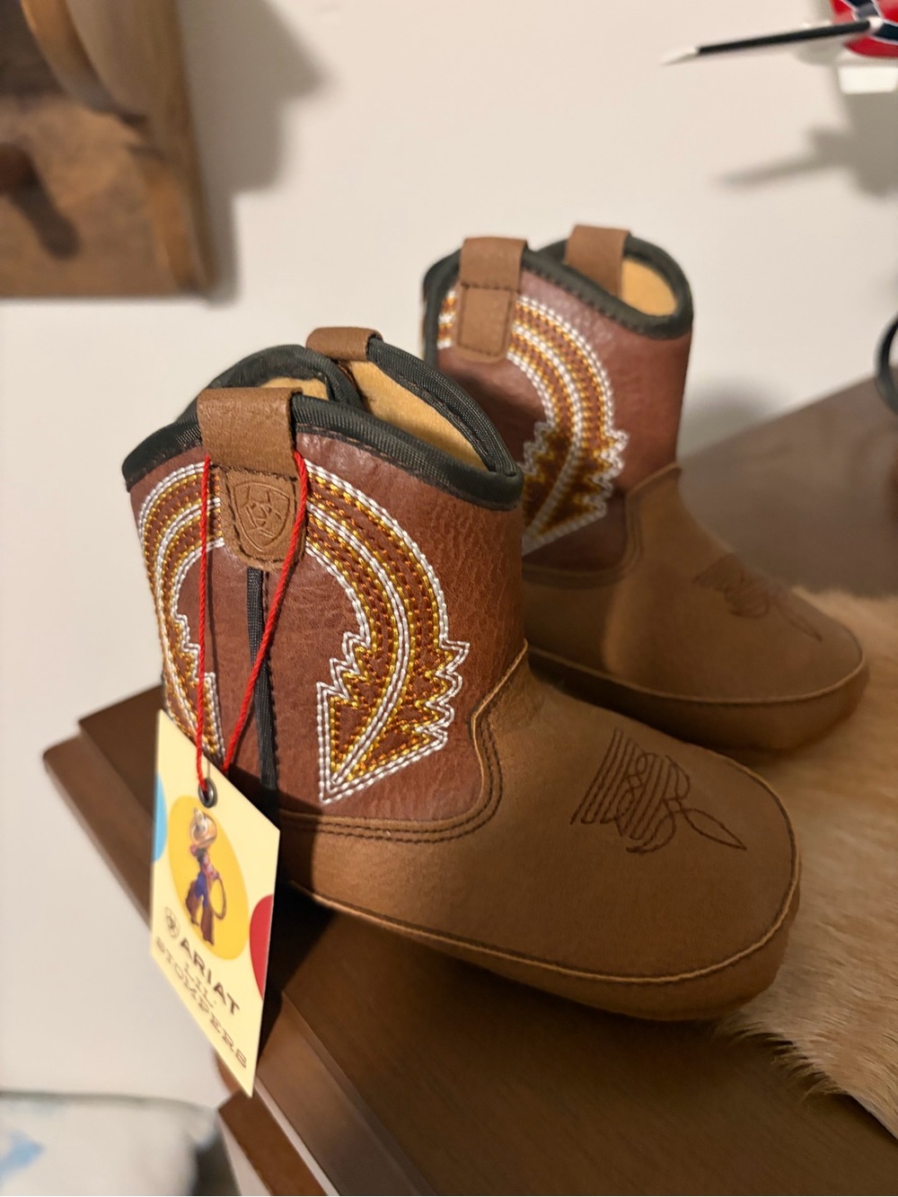 Ariat size 4 baby cowboy boots